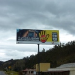 Even Ecuador has 'Don't text and drive' billboards. Thanks, from all the random bikers on the panamerican...