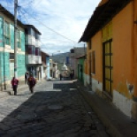 Arrived in the cobbly streets of Guamote! I was walking around looking for something to eat, but people didnt seem interested in talking to me. Maybe I looked more stoned than I thought, after going from zero to 10,000 ft in about 5 hours.