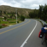 Next day... I hit the road north, about 40 km from Guamote to Cajabamba. Definitely felt the altitude but it was good to be back on the bike. This part of the panamerican was really quiet, with big shoulders too.