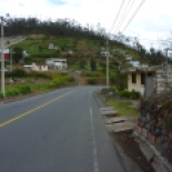 On the road again... I got off the main highway to ride through some smaller towns from Ambato to Baños on Dec 28th.