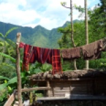 Laundry, Ifugao style.... the red striped cloth on the left is called a G string and is worn by the men. More on those later!