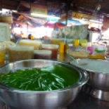 At the market in Vinh Long.... lots of mystery desserts that incorporate gelatin or agar or some kind.