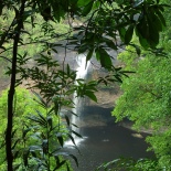 We visited this waterfall in the park after the Elephant alert.