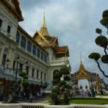 I spent one morning visiting the Royal Palace in Bangkok. The Royal palace is an entire campus of temples, palaces and monuments for receiving special guests and honoring the gods.