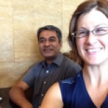 Last lunch with Vijay P.... hoping he comes to MN soon for a reunion!
