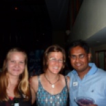 Maija, Manoj and me at an open bar event put on by the Bangalore Expat Club. Manoj and a few other local Bangaloreans interloped.... it was an ok party, lots of study abroad students getting drunk. Siiigh, I felt old!