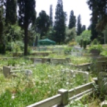 Walking through a cemetery on the Asian side of the Bosphorus