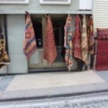 Walking around Sultanahmet... Carpet shop