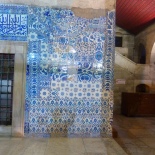 Let's put all of the random extra tiles... Here! Awesome tile wall at a mosque near the Eminonu marina.